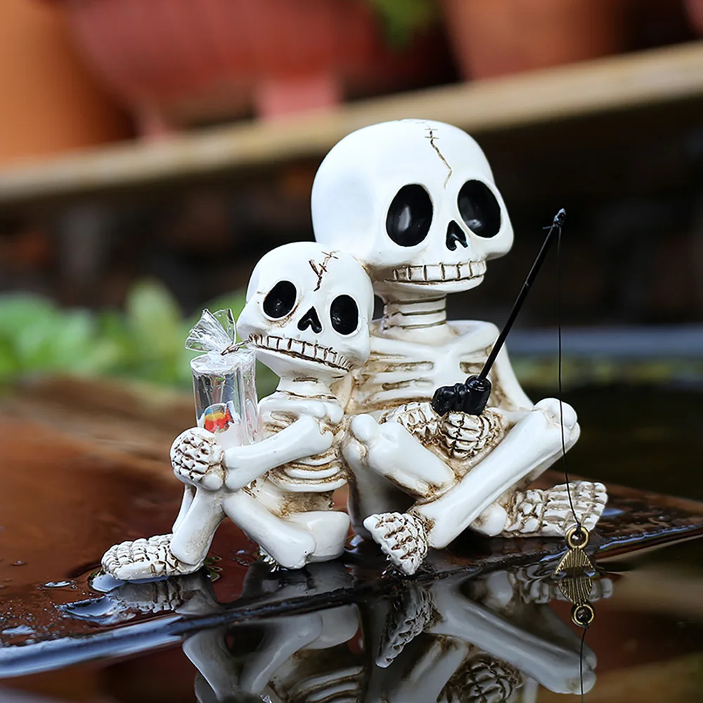 Estatua de calavera para padre - The Plant Parent reseña y precio