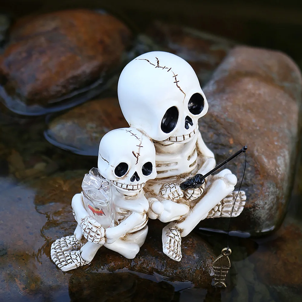 Estatua de calavera para padre - The Plant Parent reseña y precio