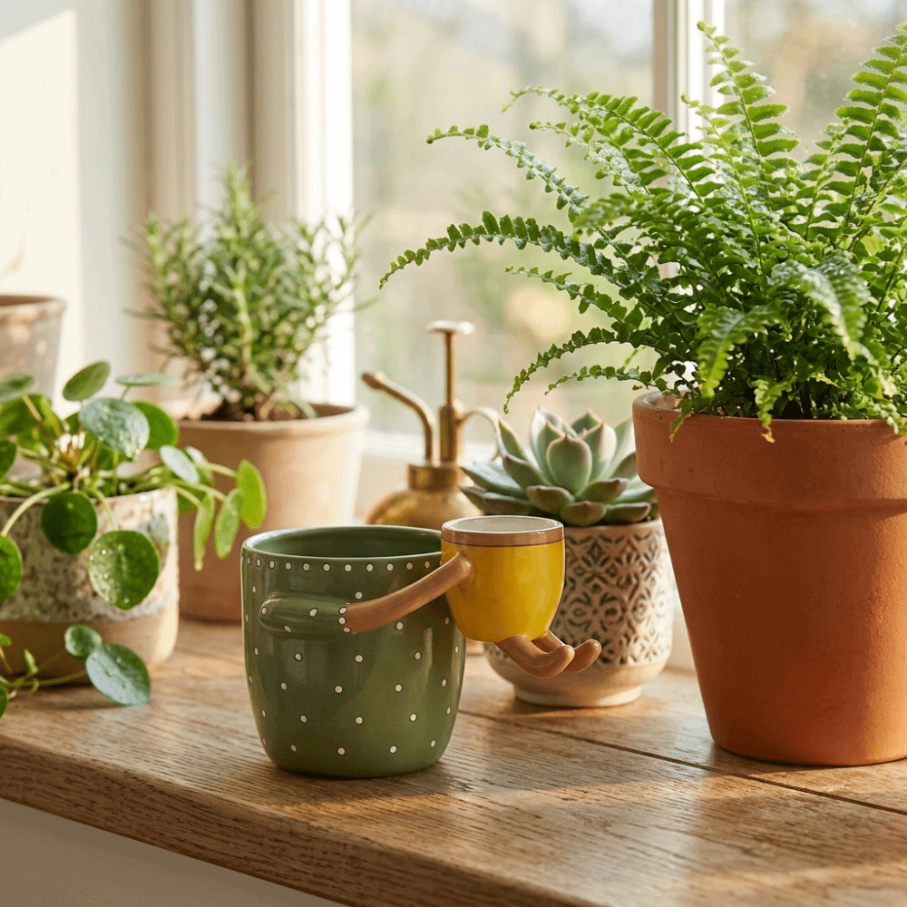 Maceta de Resina con Diseño de - The Plant Parent reseña y precio